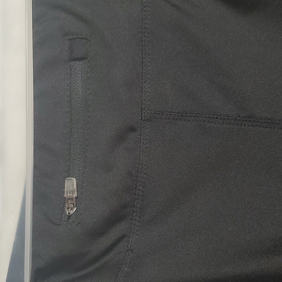 Adore Me leggings black teal mesh Size Large - Picture 2 of 7